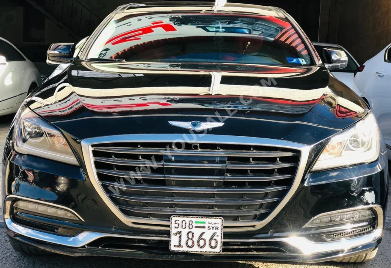 Hyundai  Genesis  2015  Automatic  73,000 km  6  RWD  Sedan  Black  Gasoline