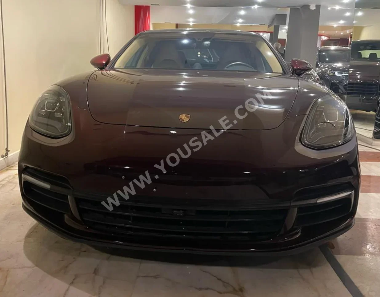 بورش  بانميرا  2018  اتوماتيك  39,000 كم  6 سلندر  دفع خلفي  سيدان  عنابي  بنزين