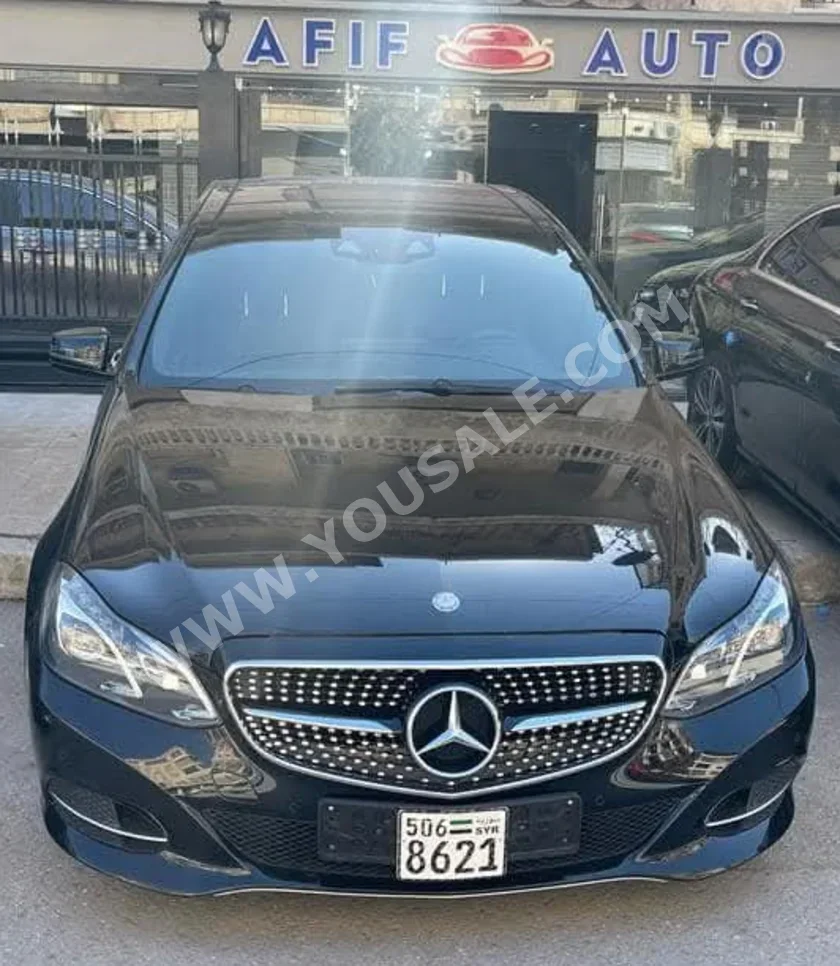مرسيدس - بنز  اي - كلاس  350  2014  اتوماتيك  82,000 كم  6 سلندر  دفع خلفي  سيدان  أسود  بنزين