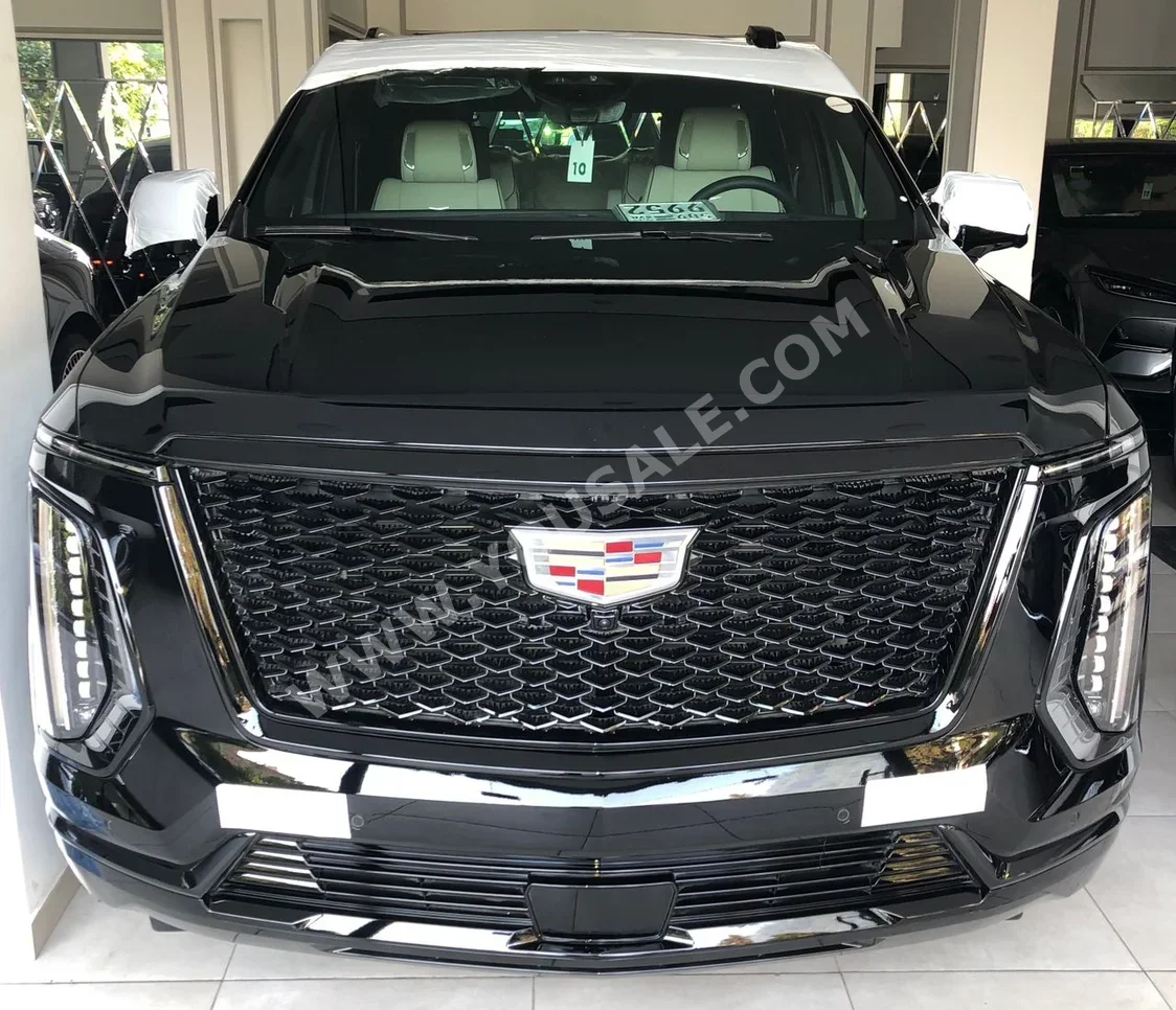 كاديلاك  اسكيليد  2025  اتوماتيك  0 كم  8 سلندر  دفع رباعي  اس يو في  أسود  بنزين