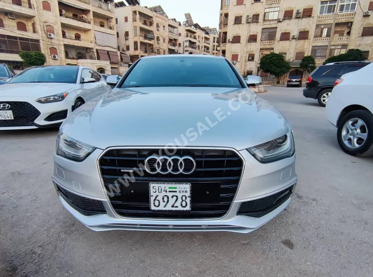 Audi  A4  S-line  2015  Automatic  200,000 km  4 Cylinder  RWD  Sedan  Silver  Gasoline