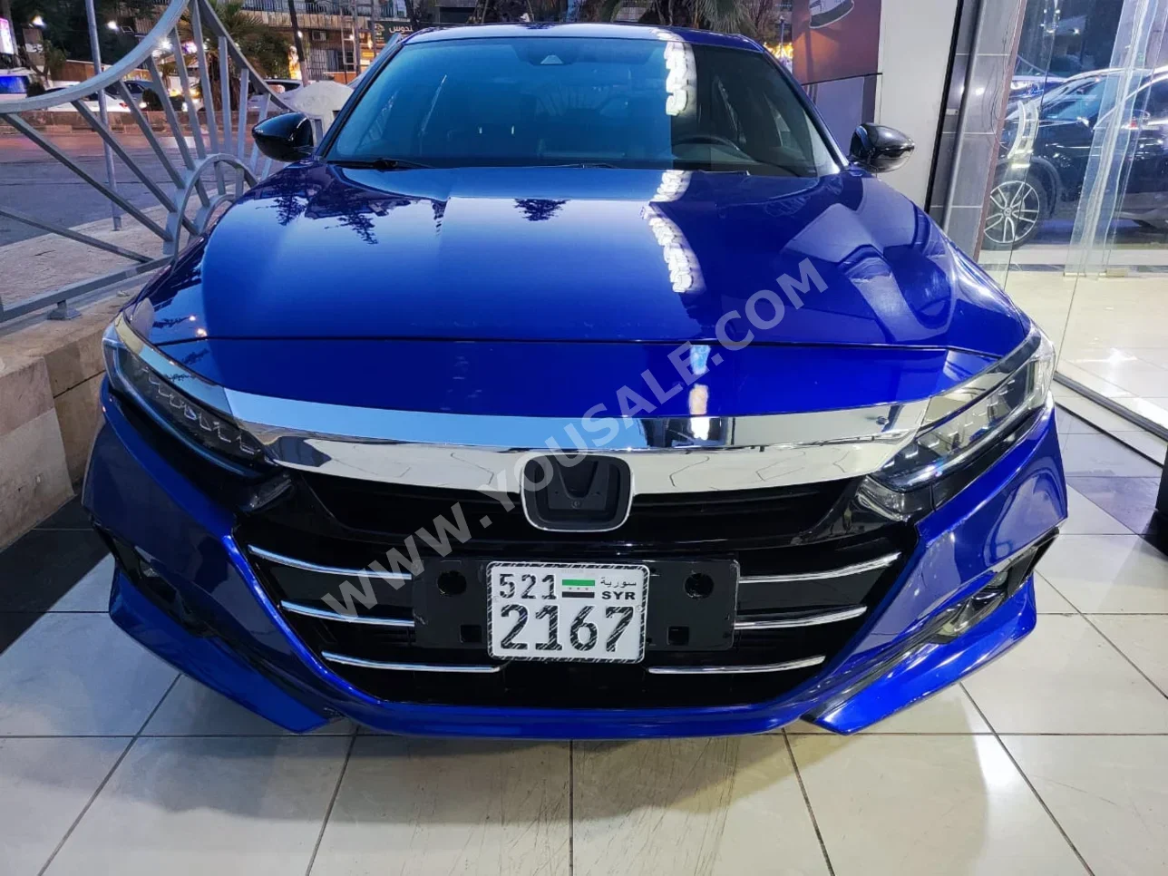 Honda  Accord  2022  Automatic  65,000 km  4 Cylinder  FWD  Sedan  Blue  Gasoline