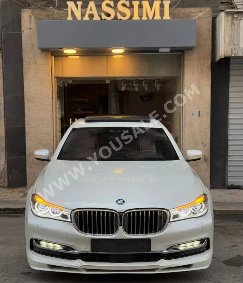 BMW  7-Series  730 I  2018  Automatic  9,000 km  4 Cylinder  RWD  Sedan  White  Gasoline