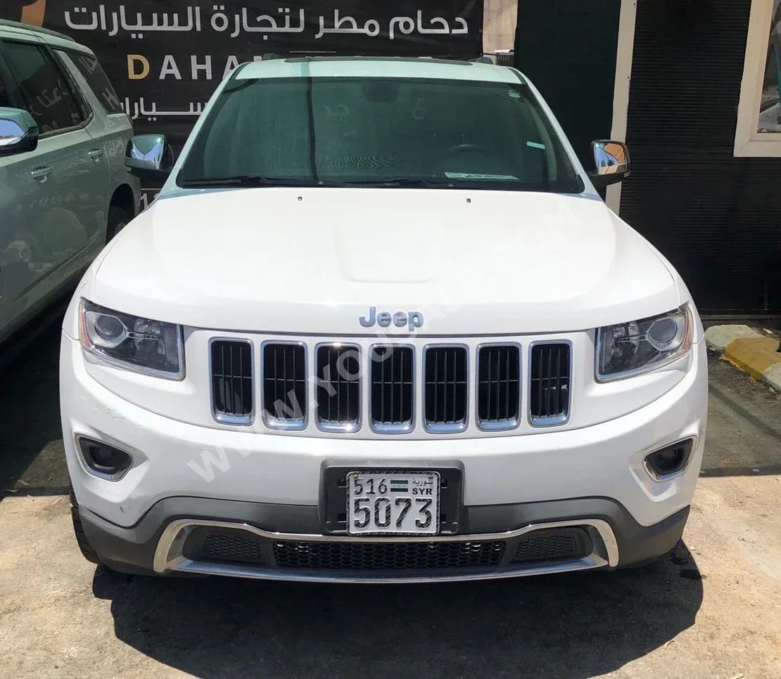 Jeep  Grand Cherokee  Limited  2014  Automatic  130,000 km  6 Cylinder  4WD  SUV  White  Gasoline