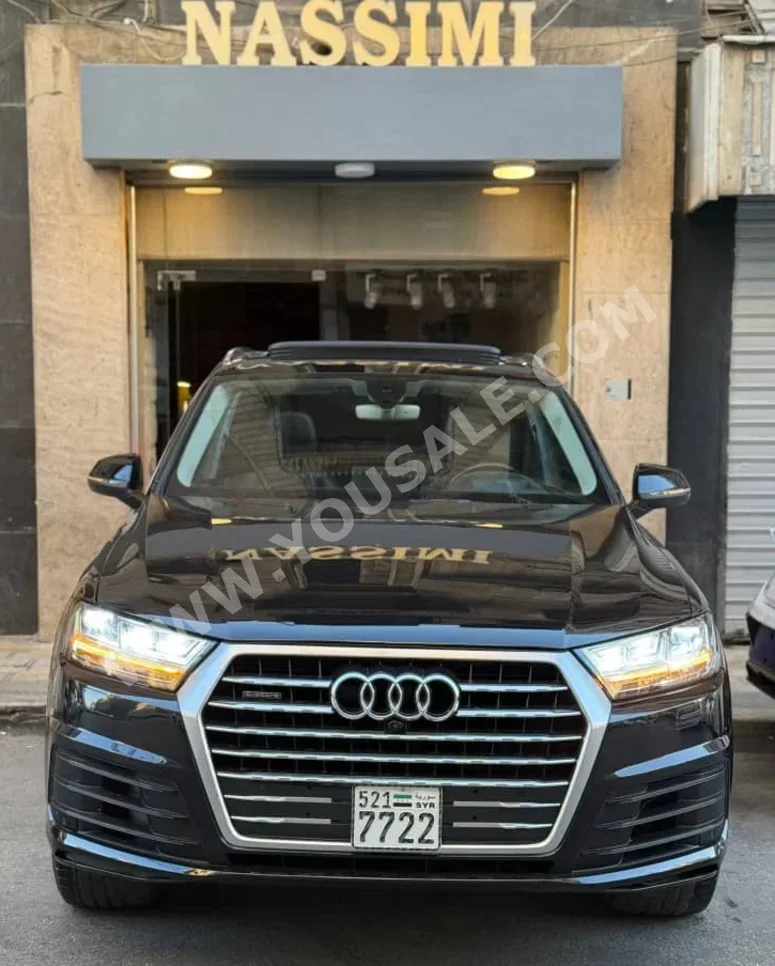 Audi  Q7  3.0  2018  Automatic  140,000 km  6 Cylinder  4WD  SUV  Black  Gasoline