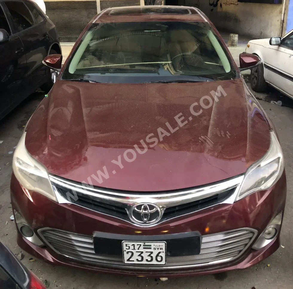 Toyota  Avalon  Limited  2013  Automatic  120,000 km  4 Cylinder  FWD  Sedan  Red  Gasoline