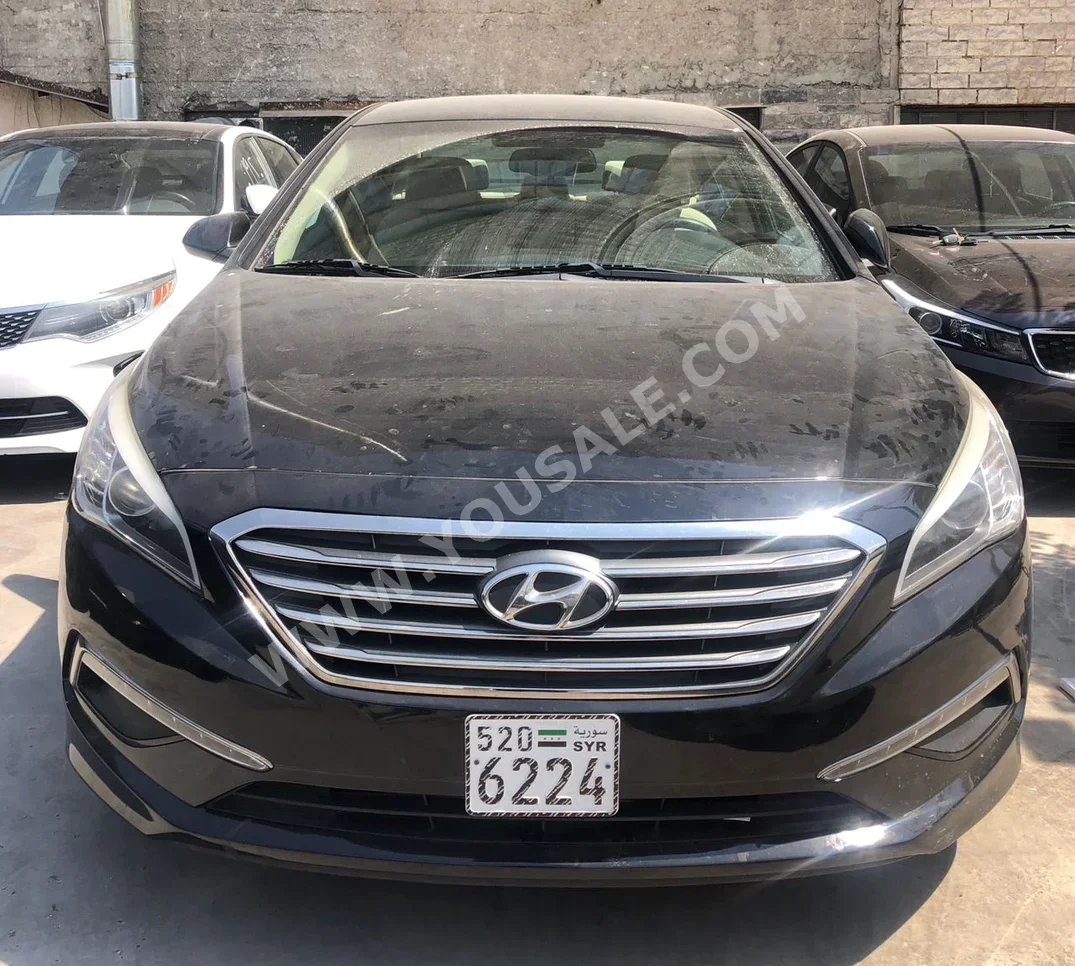 هيونداي  سوناتا  2015  اتوماتيك  208,000 كم  4 سلندر  دفع أمامي  سيدان  أسود  بنزين