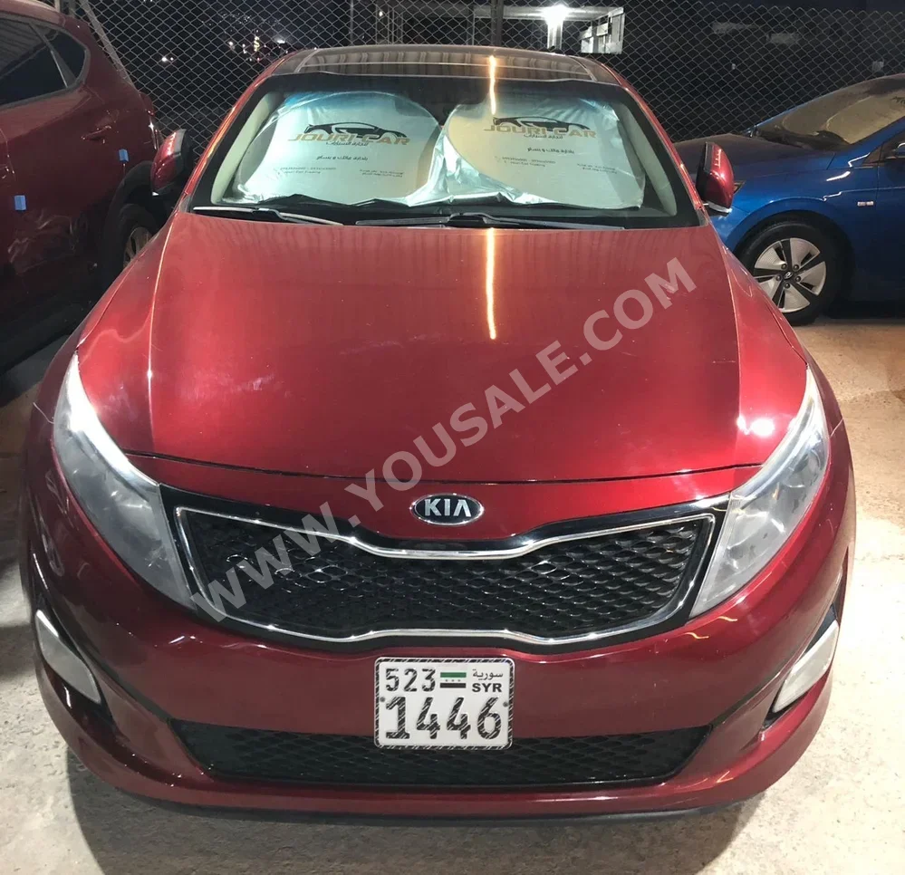 Kia  Optima  2015  Automatic  120,000 km  4 Cylinder  FWD  Sedan  Red  Gasoline