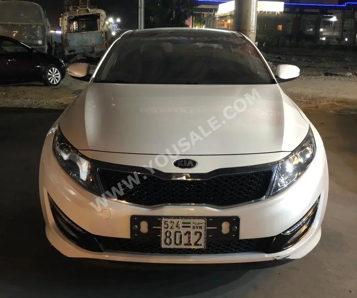 Kia  K5  2013  Automatic  130,000 km  4 Cylinder  FWD  Sedan  White  Gasoline