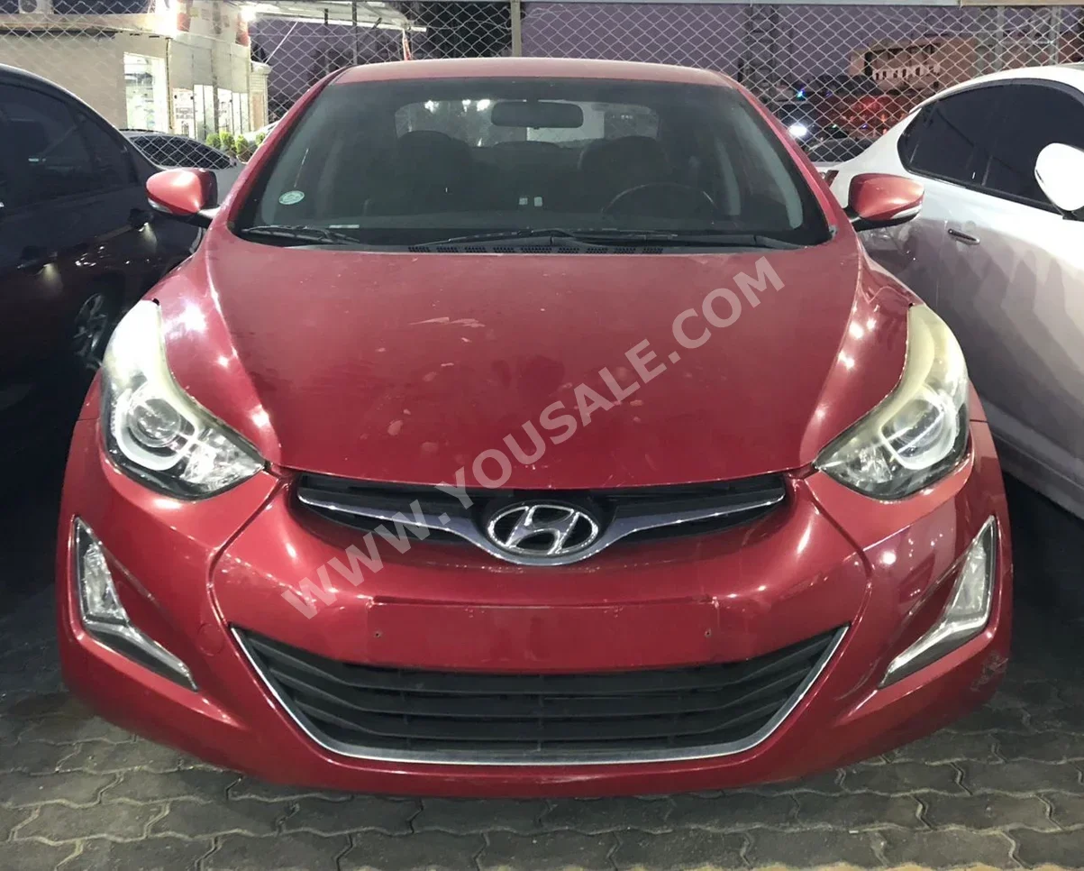 Hyundai  Avante  2016  Automatic  173,000 km  4 Cylinder  FWD  Sedan  Red  Gasoline