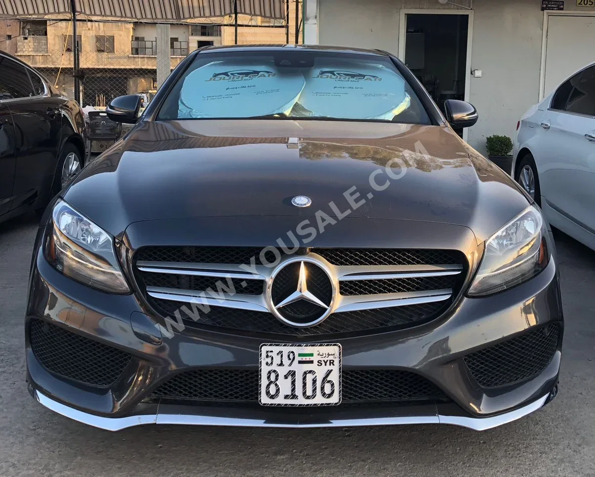 Mercedes-Benz C-Class 300 2017 Automatic 160,000 km 6 Cylinder RWD Sedan Gray Gasoline