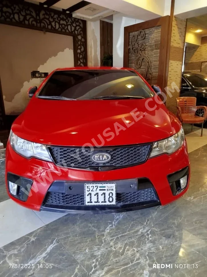 Kia Forte 2013 Automatic 120,000 km 4 Cylinder FWD Coupe / Sport Red Gasoline