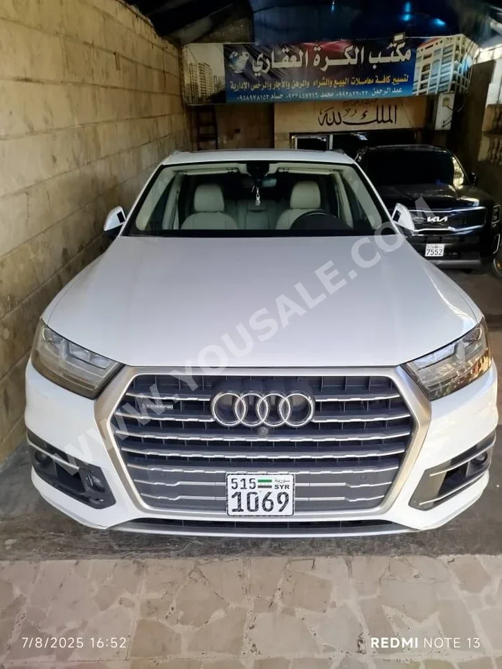 Audi Q7 35 TFSI Quattro 2019 Automatic 160,000 km 6 Cylinder 4WD SUV White Gasoline