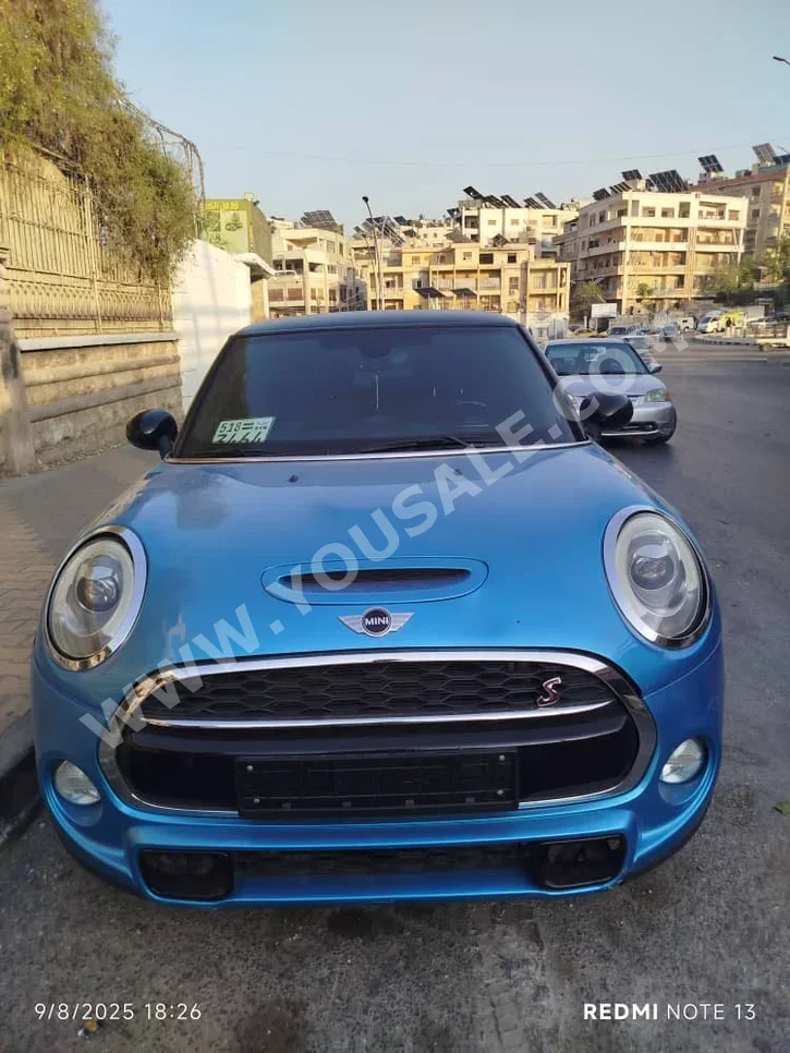 Mini Cooper S 2015 Automatic 140,000 km 4 Cylinder FWD Hatchback Blue Gasoline
