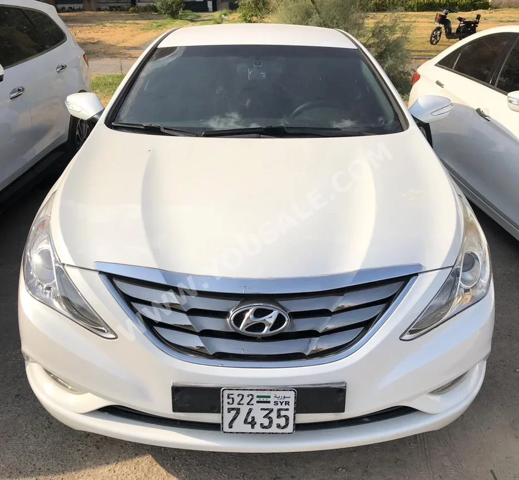 Hyundai Sonata 2012 Automatic 123,000 km 4 Cylinder FWD Sedan White Gasoline
