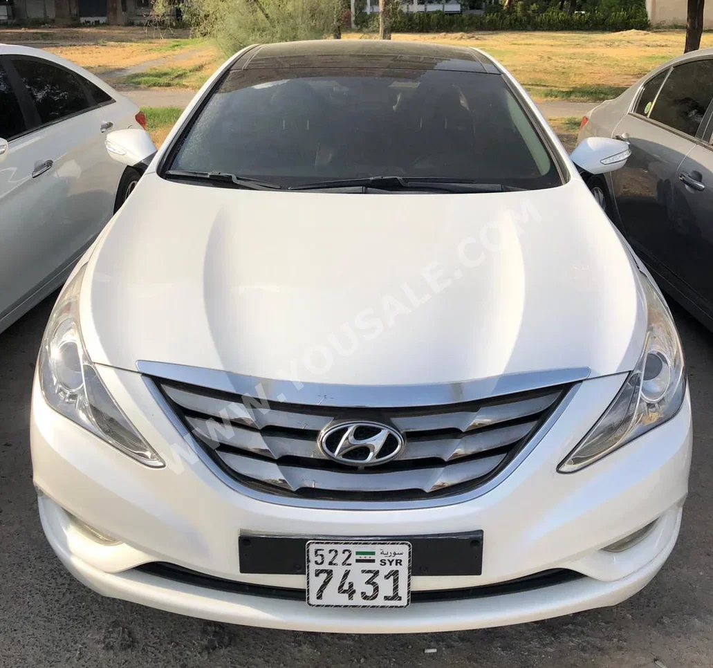Hyundai Sonata 2012 Automatic 120,000 km 4 Cylinder FWD Sedan White Gasoline