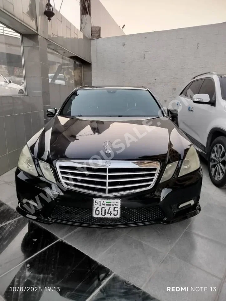 Mercedes-Benz  E-Class  350  2011  Automatic  170,000 km  6 Cylinder  RWD  Sedan  Black  Gasoline