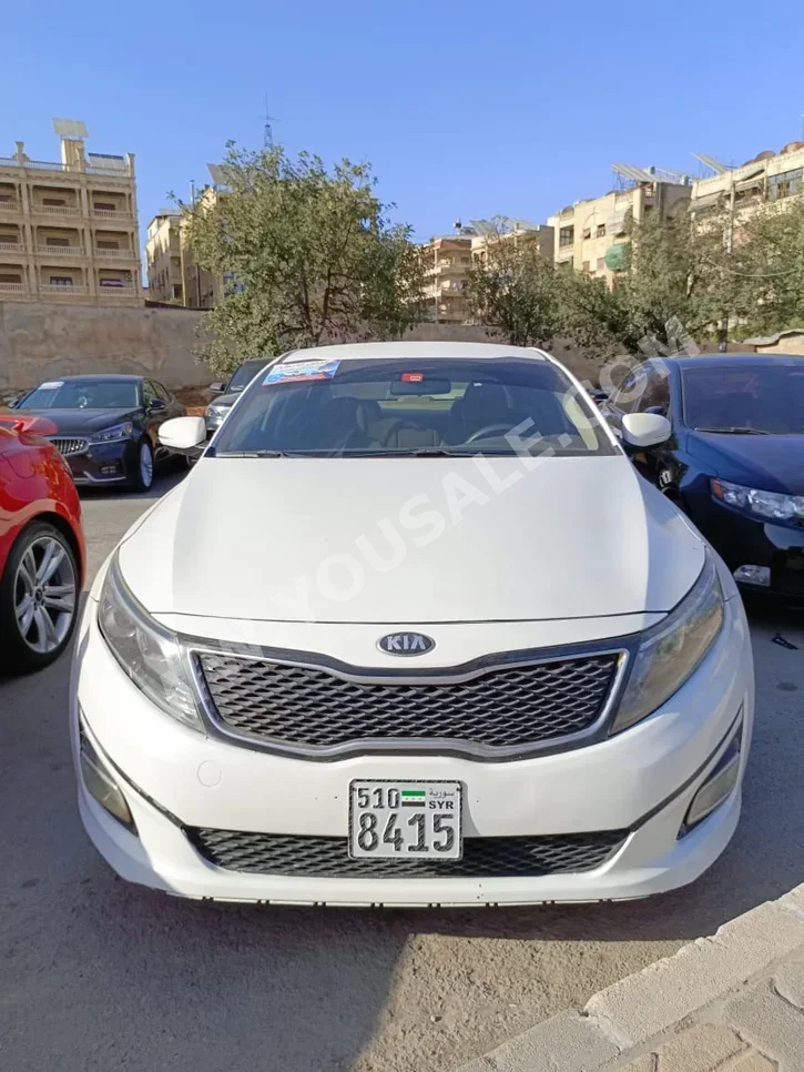 Kia  Optima  2015  Automatic  185,000 km  4 Cylinder  FWD  Sedan  White  Gasoline