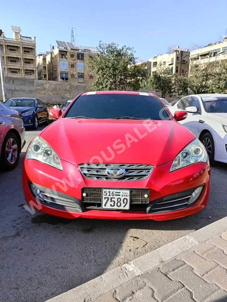 Hyundai Genesis Coupe 2012 Automatic 160,000 km 6 Cylinder RWD Coupe / Sport Red Gasoline