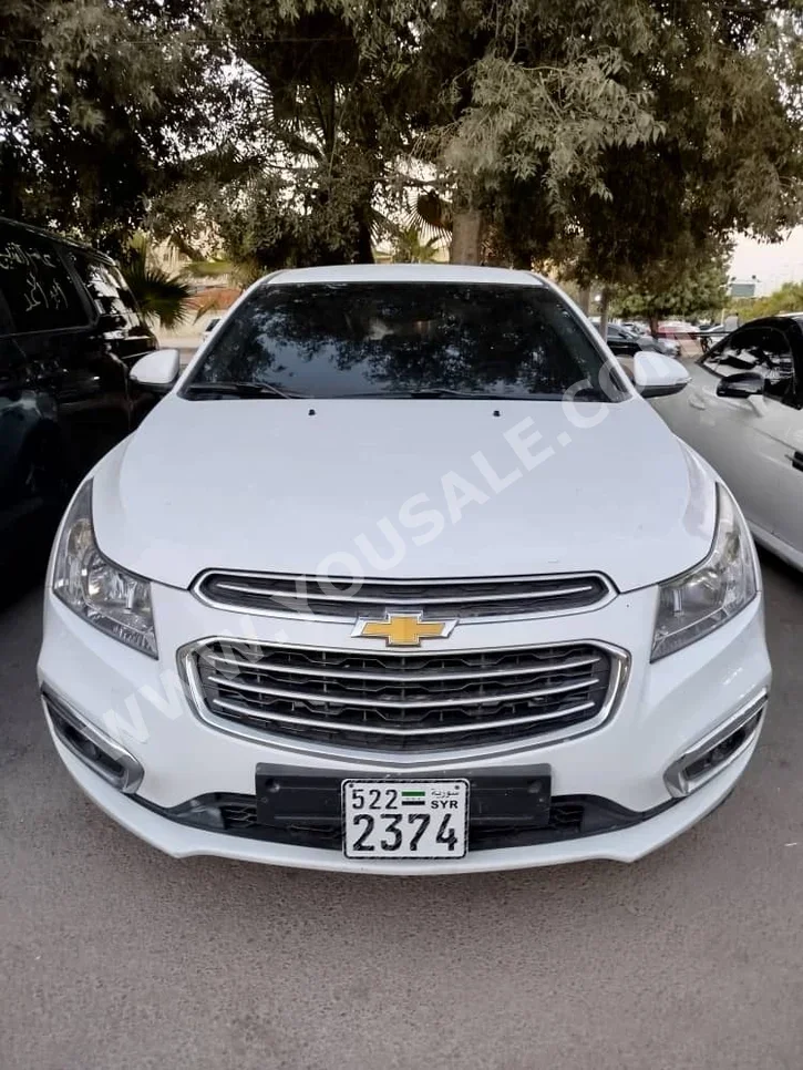 Chevrolet  Cruze  LTZ  2015  Automatic  123,000 km  4 Cylinder  FWD  Sedan  White  Gasoline
