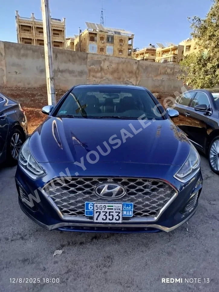 Hyundai  Sonata  2018  Automatic  120,000 km  4 Cylinder  FWD  Sedan  Dark Blue  Gasoline