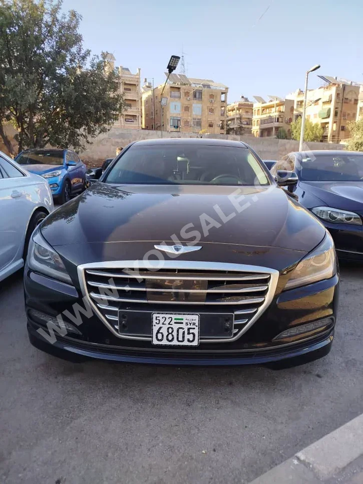 Hyundai Genesis HTrac 2015 Automatic 260,000 km 6 Cylinder FWD Sedan Black Gasoline