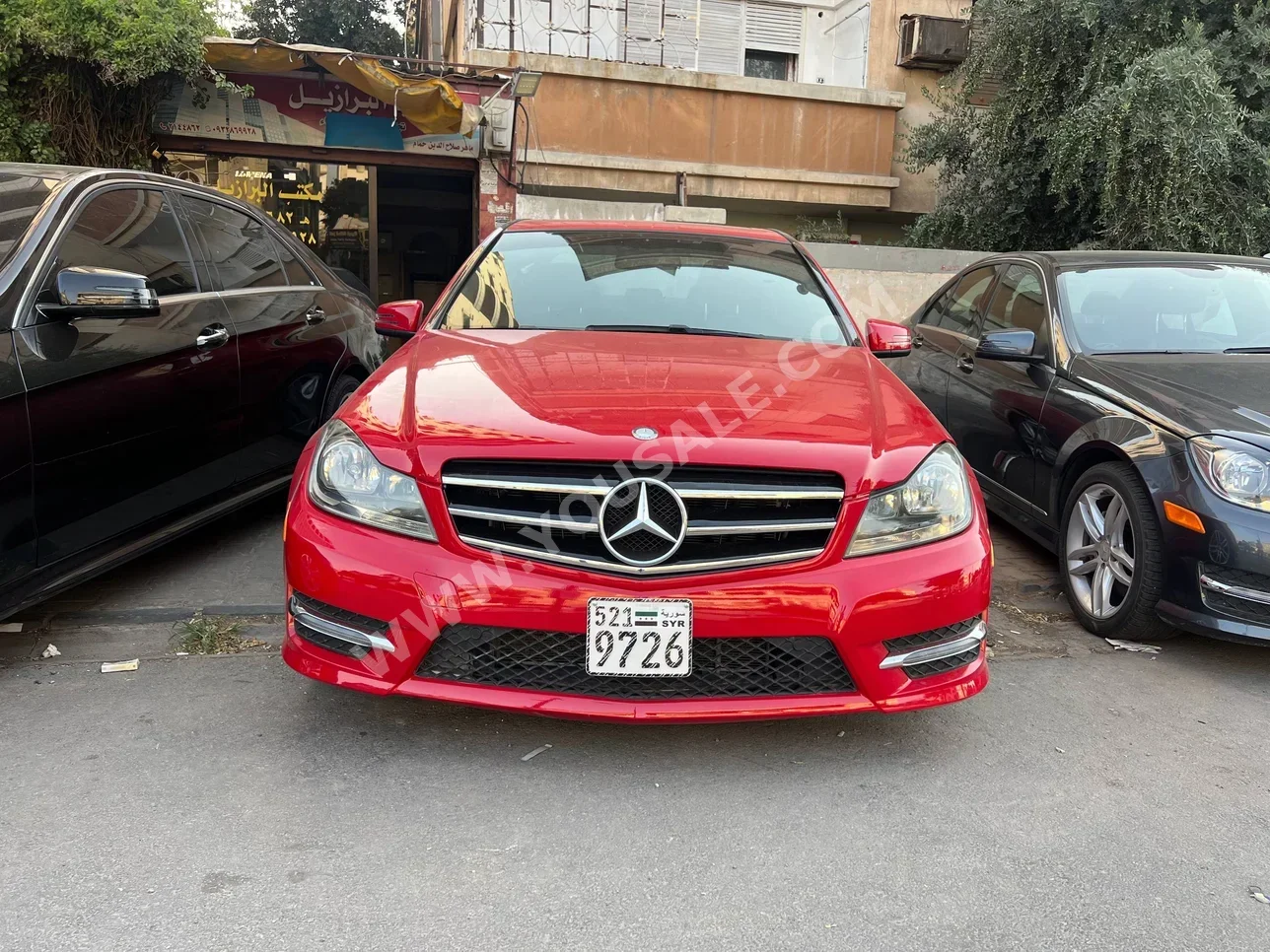 Mercedes-Benz C-Class 300 2014 Automatic 100,000 km 6 Cylinder 4WD Sedan Red Gasoline