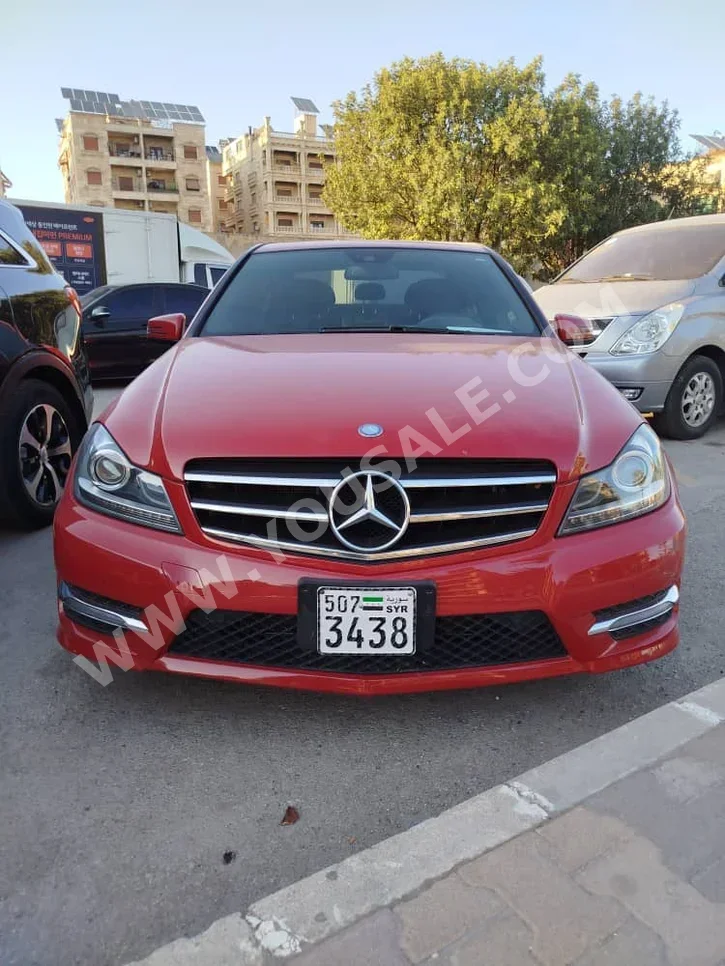 Mercedes-Benz  C-Class  300  2013  Automatic  200,000 km  6 Cylinder  4WD  Sedan  Red  Gasoline
