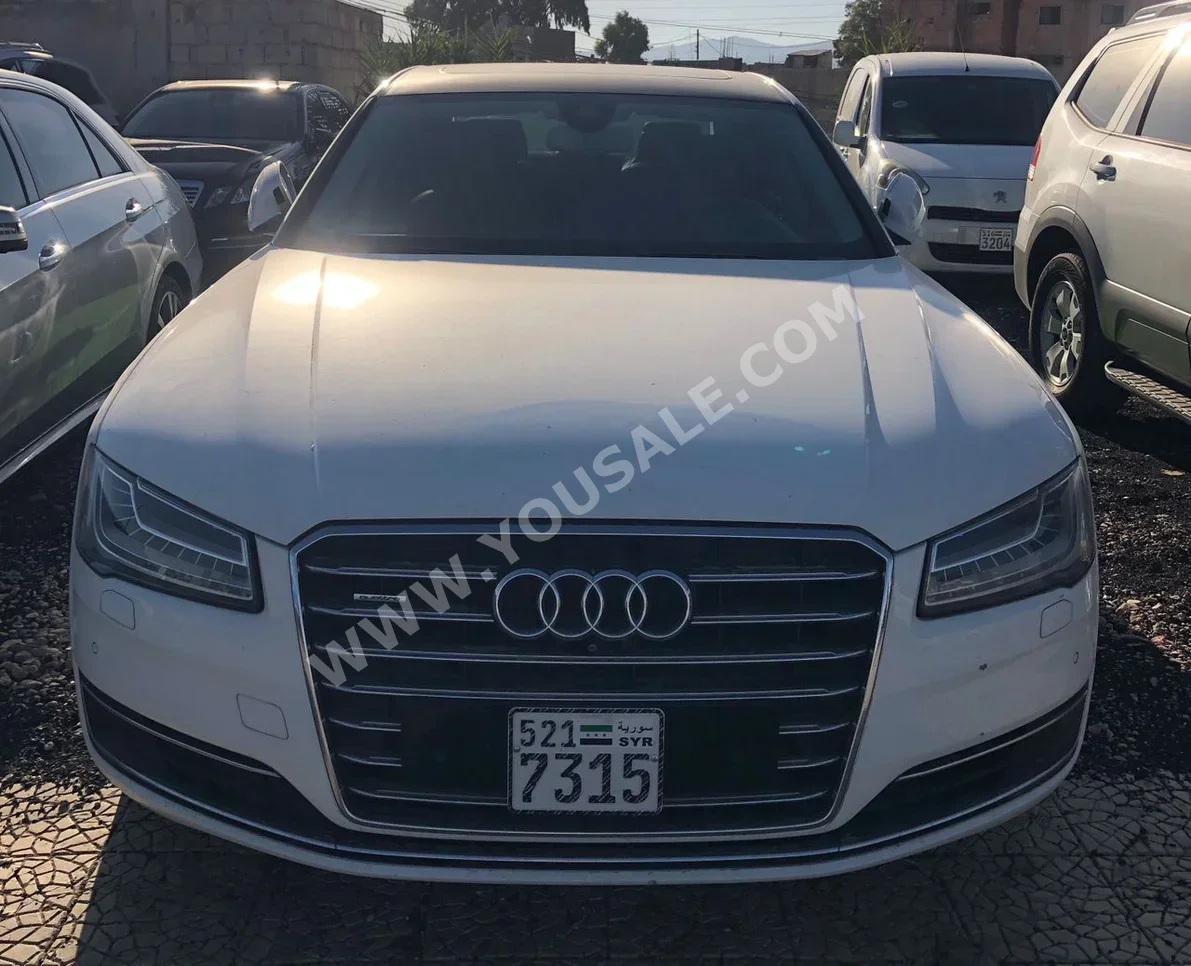 Audi A8 L 2016 Automatic 129,000 km 4 Cylinder FWD Sedan White Gasoline
