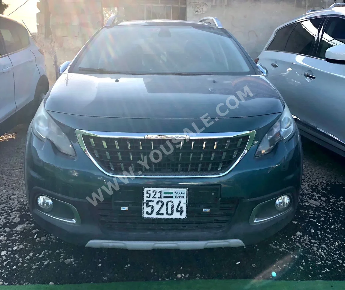 Peugeot 2008 2019 Automatic 138,000 km 4 Cylinder FWD SUV Dark Green Gasoline