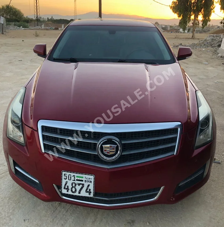 Cadillac ATS 2016 Automatic 92,000 km 4 Cylinder RWD Sedan Red Gasoline
