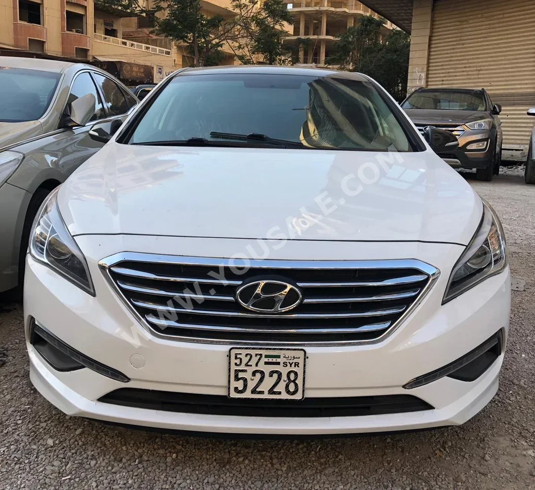 Hyundai Sonata 2017 Automatic 162,000 km 4 Cylinder FWD Sedan White Gasoline