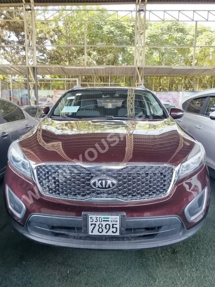 Kia  Sorento  2017  Automatic  171,000 km  6 Cylinder  FWD  SUV  Red  Gasoline