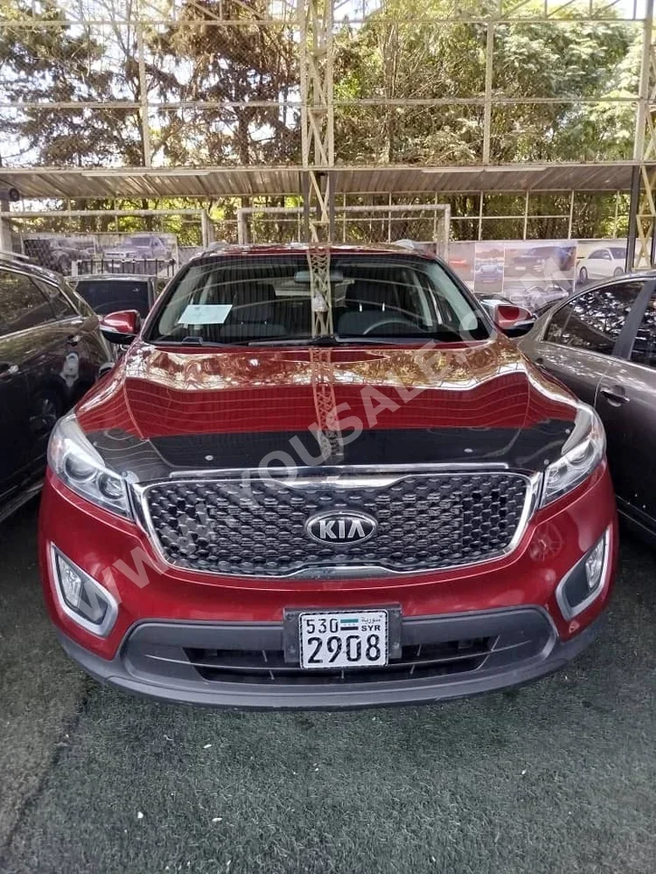 Kia Sorento 2016 Automatic 160,000 km 4 Cylinder FWD SUV Red Gasoline