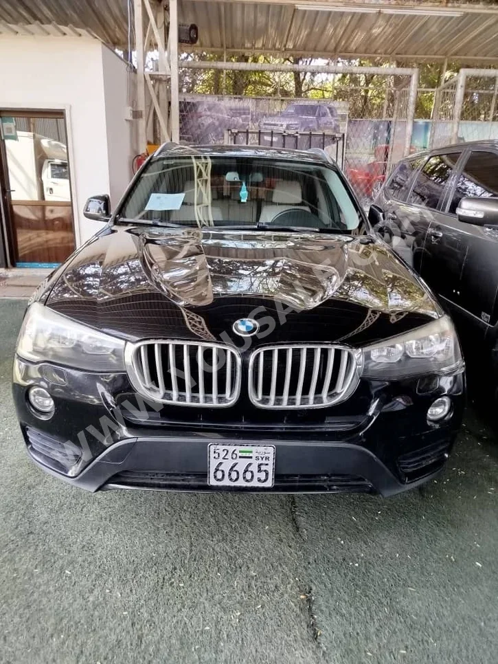 BMW X-Series 3 2017 Automatic 170,000 km 4 Cylinder RWD SUV Black Gasoline