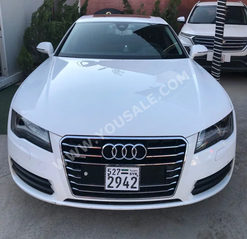 Audi A7 3.0 2013 Automatic 174,000 km 6 Cylinder FWD Sedan White Gasoline