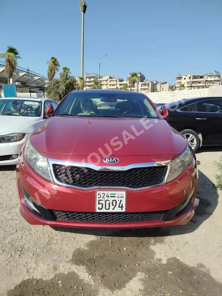 Kia  Optima  2013  Automatic  160,000 km  4 Cylinder  FWD  Sedan  Red  Gasoline