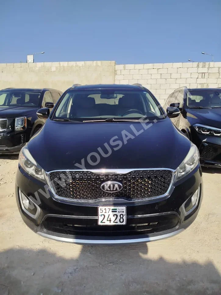 Kia Sorento 2016 Automatic 300,000 km 6 Cylinder 4WD SUV Black Gasoline