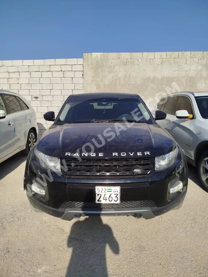 Land Rover  Evoque  2015  Automatic  160,000 km  4 Cylinder  4WD  SUV  Black  Gasoline