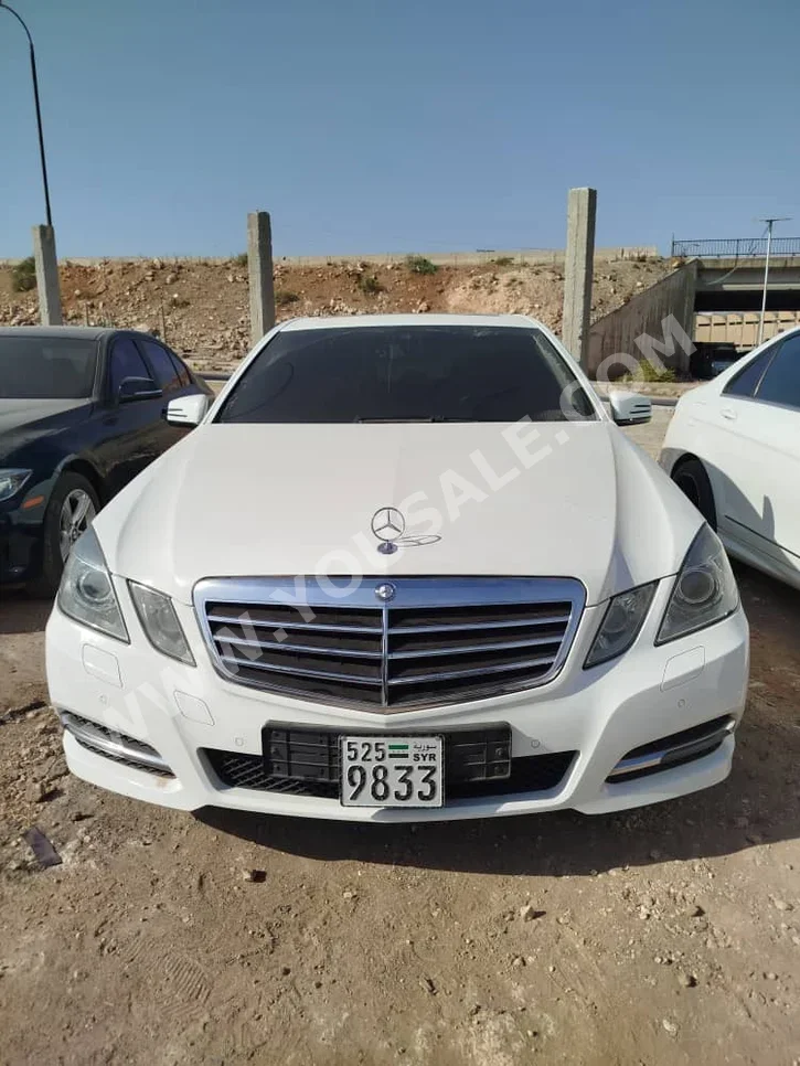 Mercedes-Benz E-Class 220 2013 Automatic 230,000 km 4 Cylinder RWD Sedan White Diesel