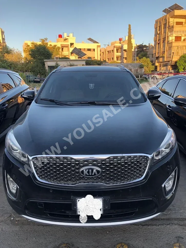 Kia Sorento 2017 Automatic 142,000 km 6 Cylinder 4WD SUV Black Gasoline