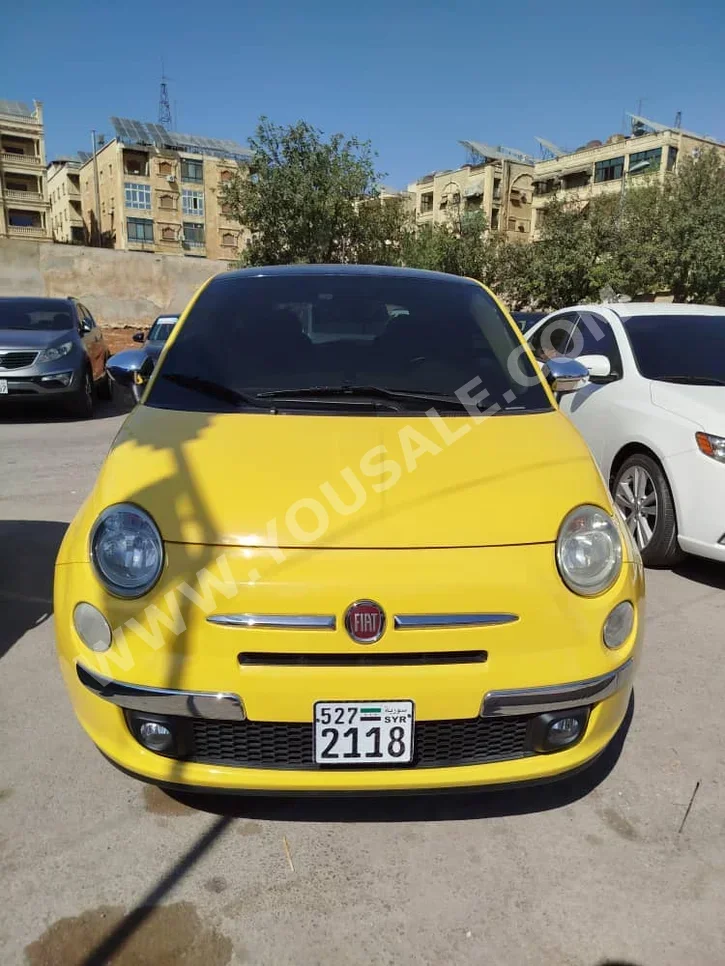 Fiat 500 2013 Automatic 63,000 km 4 Cylinder FWD Hatchback Yellow Gasoline