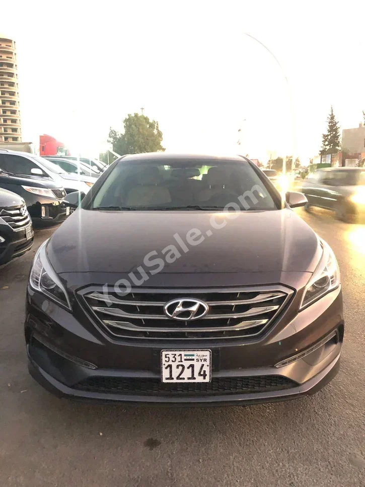 Hyundai  Sonata  2015  Automatic  118,000 km  4 Cylinder  FWD  Sedan  Brown  Gasoline