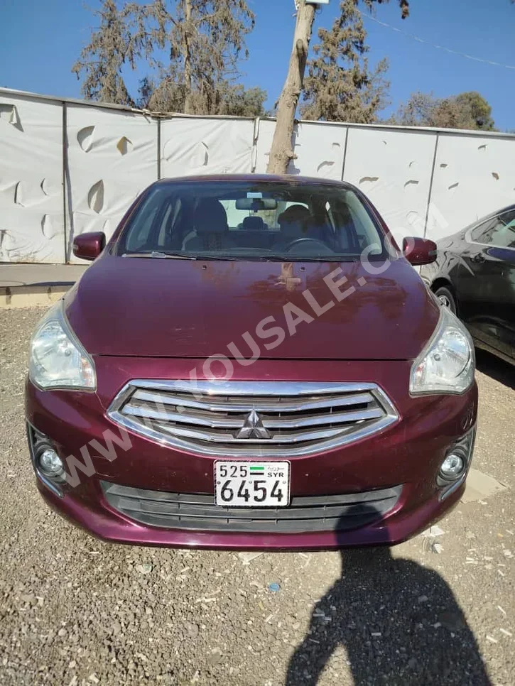 Mitsubishi  Attrage  2019  Automatic  150,000 km  4 Cylinder  FWD  Sedan  Dark Red  Gasoline