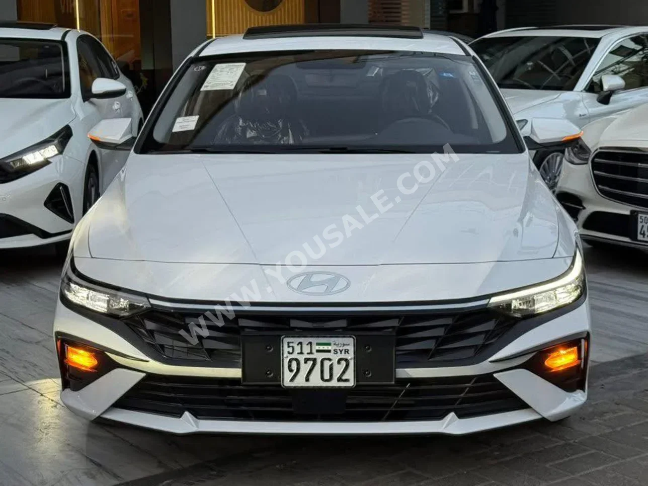 Hyundai  Elantra  2025  Automatic  0 km  4 Cylinder  FWD  Sedan  White  Hybrid  With Warranty