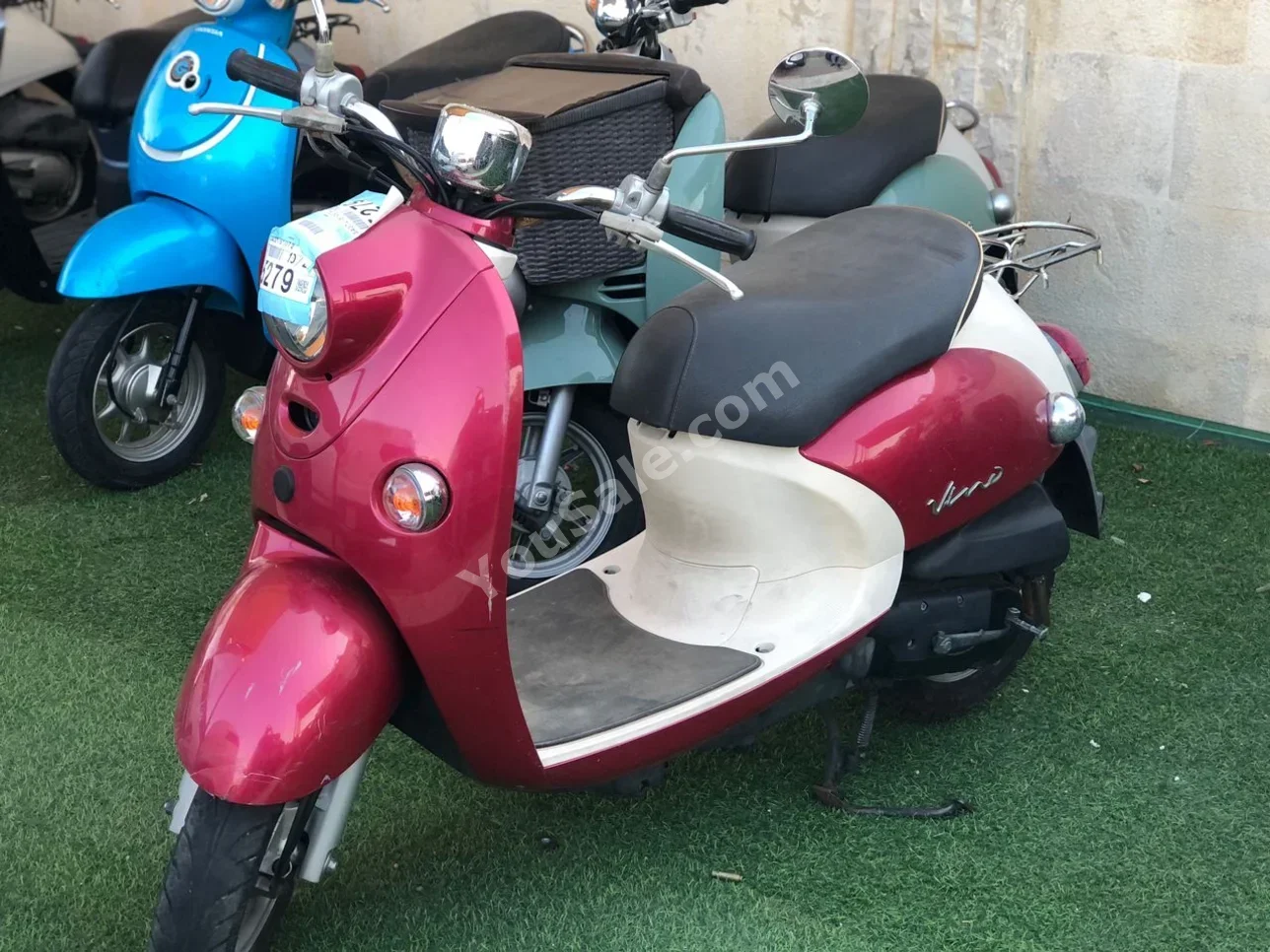Yamaha Vino - 2024 - Color Red - Warranty