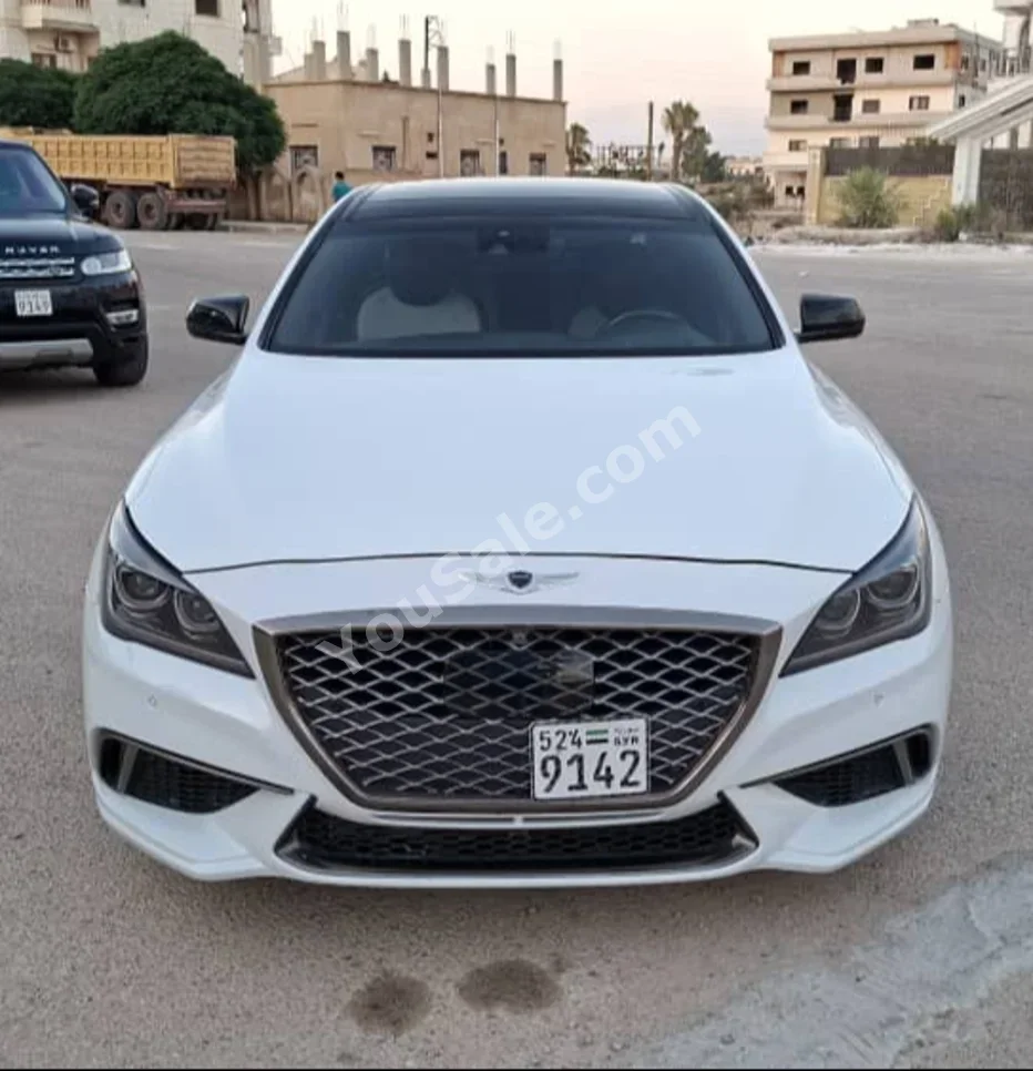Genesis  G80  2018  Automatic  124,000 km  4 Cylinder  FWD  Sedan  White  Gasoline