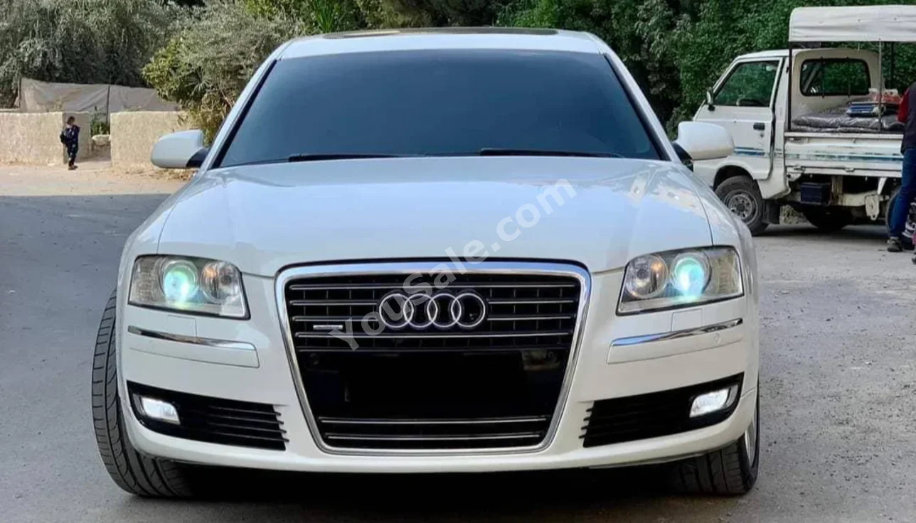 Audi A8 L 2007 Automatic 155,000 km 6 Cylinder RWD Sedan White Gasoline