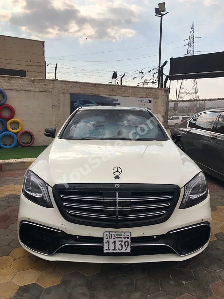 Mercedes-Benz S-Class 63 AMG 2019 Automatic 224,000 km 8 Cylinder RWD Sedan White Gasoline