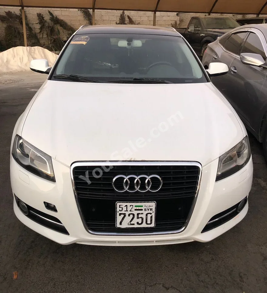 Audi  A3  2011  Automatic  186,000 km  5 Cylinder  RWD  Hatchback  White  Gasoline